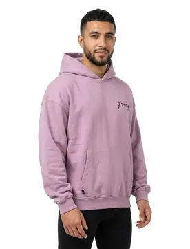 Felpa Con Cappuccio Savage Domain French Terry Boxy Lilac M