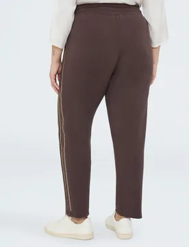 Joggers de mujer con banda hotfix decorativas - Fiorella Rubino - FashionsVida