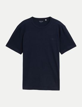Basic T-Shirt Blau XXL