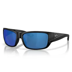 Schoolie Polarized Sunglasses Matte Black 014 Blue Mirror 580P/CAT3 Men