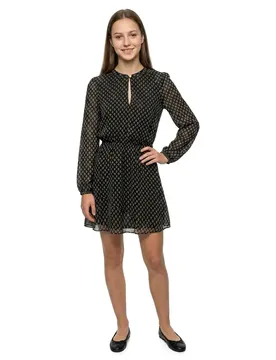 Robe Midi à Manches Longues Salina Earth Brown M