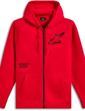 Felpa TRANSVERSE Rosso taglia XS