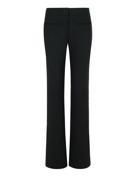 Pantaloni di miscela di lana nera