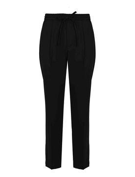 Pantalone Effetto Lino Con Coulisse