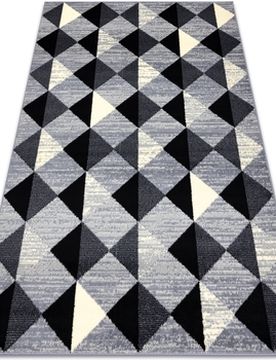 Teppiche Teppich Bcf Base 3987 Trigone, Dreiecke, Quadrate 185x270 Cm 185x270 Cm