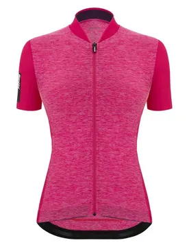 Maglia A Maniche Corte Colore Puro Pink
