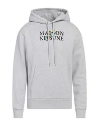 MAISON KITSUNÉ Sweatshirt Herren Hellgrau L,M,S,XL,XS Herren