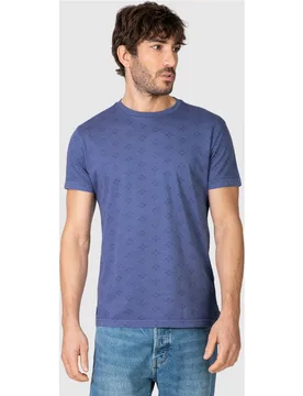 Camiseta de hombre manga corta con estampado integral - Massana - FashionsVida
