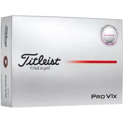 Golfbälle Pro V1x Performance Align 2025 - 12er Pack, weiss/pink
