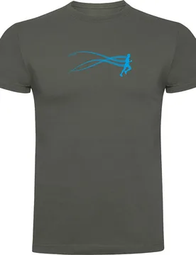 Maglietta A Maniche Corte Stella Run Dark Army Green 3XL - Kruskis - FashionsVida