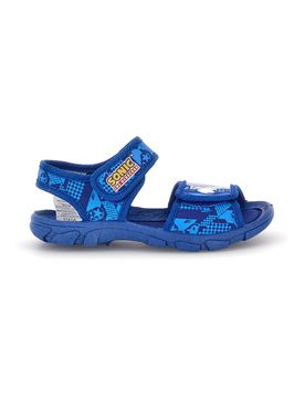 Sandali blu sportivi con doppia chiusura a strappo N9610103T 27