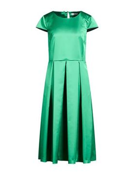 Midi-Kleid Damen Grün 38 Damen
