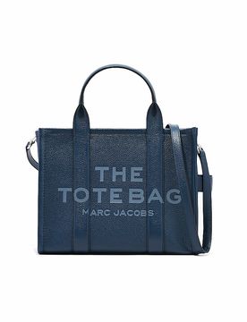 Bolso de cuero - Tote Bag THE MEDIUM TOTE LEATHER azul oscuro