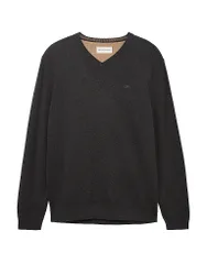 Tom Tailor Pull gris M