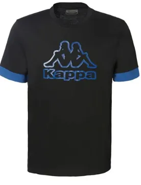 Maglietta A Maniche Corte Dlot Black / Blue Sapphire L