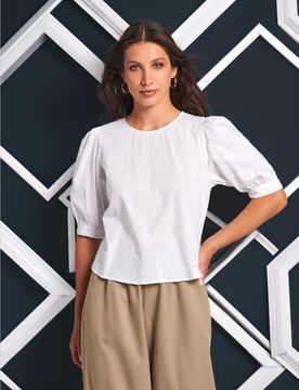 Sinsay - Blusa da camicia - bianco