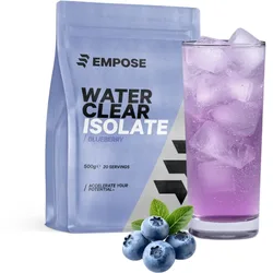 Protéine Zitronen-Blaubeere Water Clear Isolate - Gris - unisex - Size: 500 g