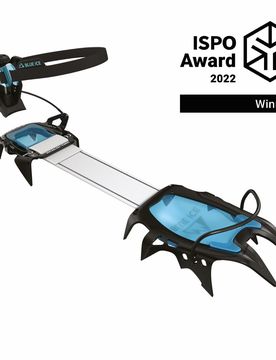 Bergsteiger Steigeisen Harfang Alpine schwarz