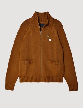 RASSVET Tears Zipped Cardigan Knit - RASSVET - FashionsVida