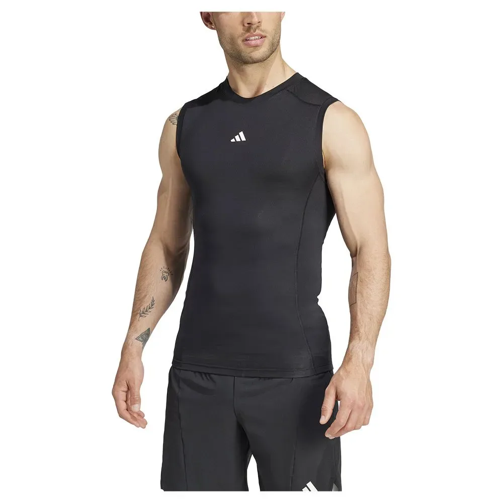 T-shirt Sans Manches Techfit Compression Training Black XL - Adidas - FashionsVida