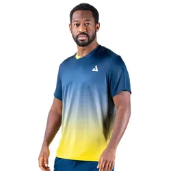 Competition 26 Short Sleeve T-shirt Navy Blue / Yellow M