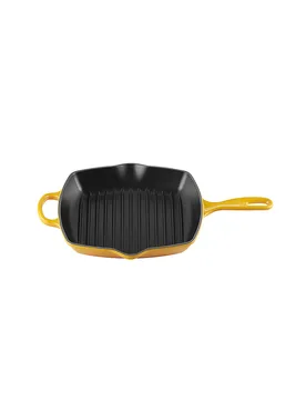 Grillpfanne quadratisch 26x26cm SIGNATURE Nectar gelb baby - Le Creuset - FashionsVida