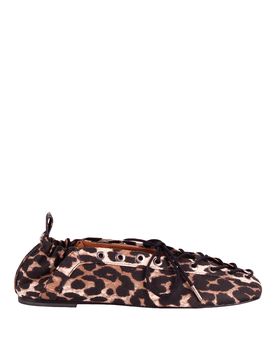Ganni Ballerina Con Laccio Oleatex