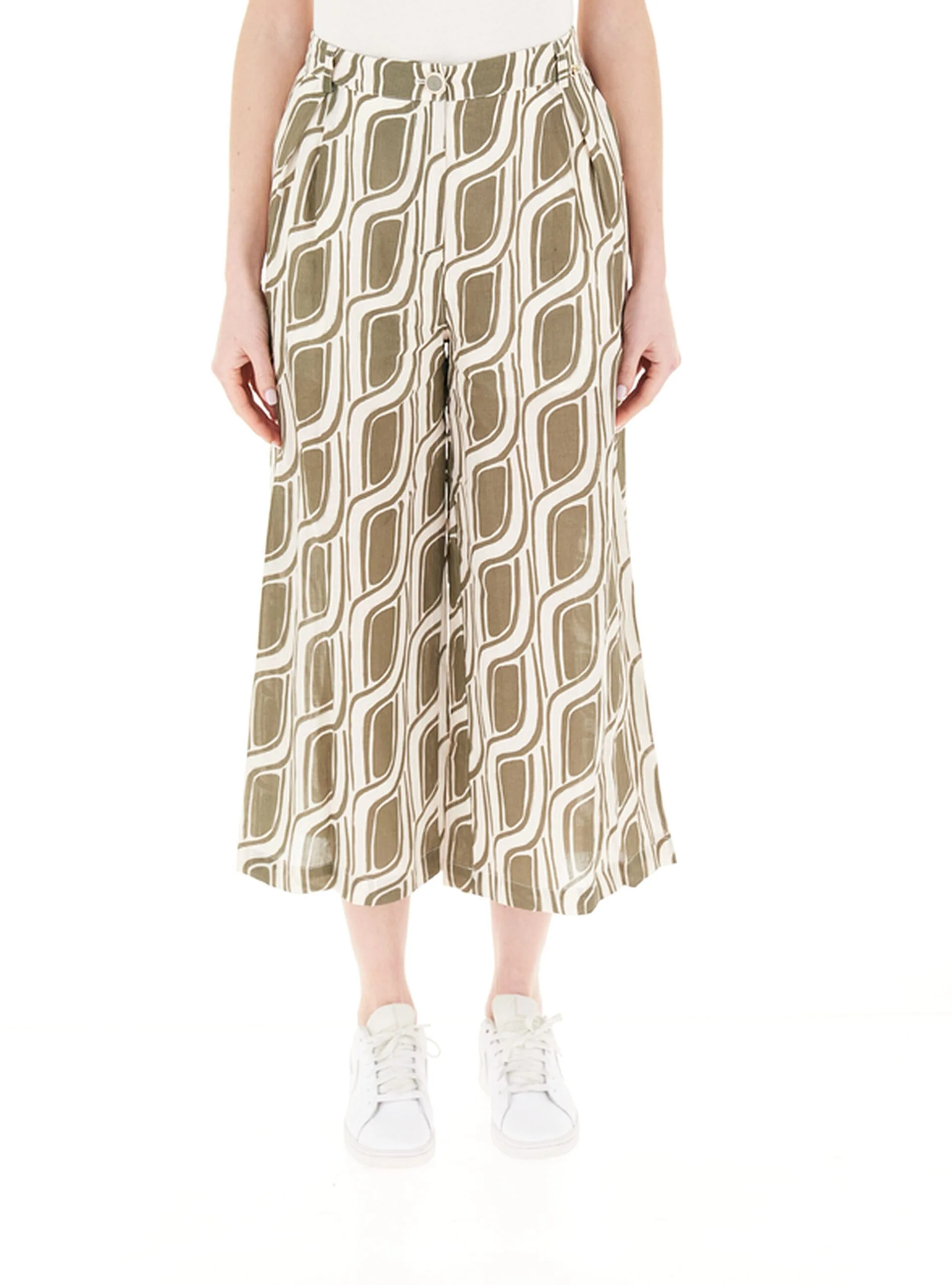 Pantalone a palazzo LIU JEANS FANGO 46 - Liu jo - FashionsVida