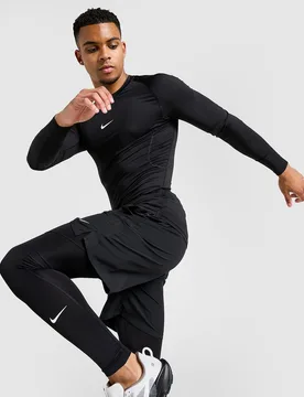 Mens Maglia Intima Baselayer Maniche Lunghe - Nero, nero nero Uomo taglia M - Nike - FashionsVida