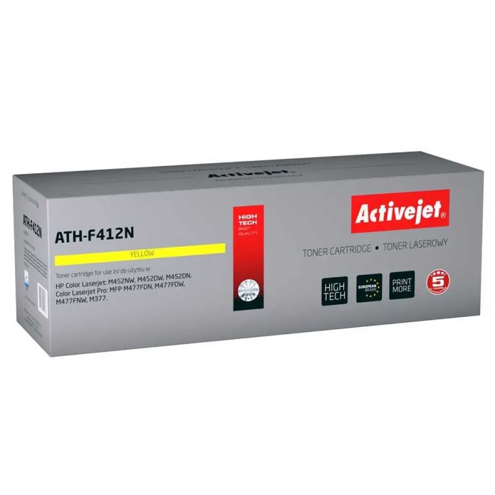 Toner Ath-f412n Yellow One Size unisex - ActiveJet - FashionsVida