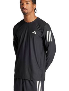 Own the run camiseta técnica manga larga hombre Negro (L)