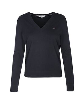 Pullover azul oscuro S
