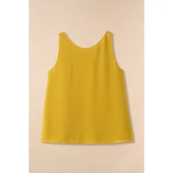 Top de mujer de tirantes anchos y corte recto