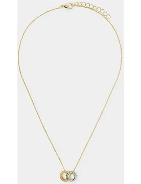 Collar fino con aros entrelazados - Parfois - FashionsVida