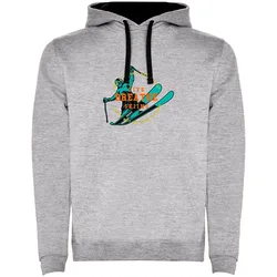 Sweat à Capuche Breathe Bicolor Heather Grey / Black S