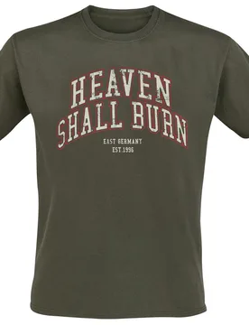 T-Shirt - Never Surrender - S bis 3XL - für Männer - Größe 3XL - grün - EMP exklusives Merchandise! - Männer - male - Heaven Shall Burn - FashionsVida