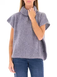 Maglione misto mohair GRIGIO M