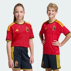 Maglia Home bambini Belgio 26 15-16A Red / Bold Gold