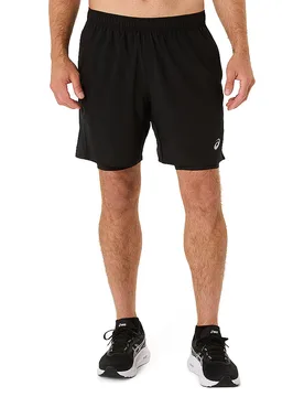 Pantaloncini da running da uomo Core 2in1 7in nero S - Asics - FashionsVida