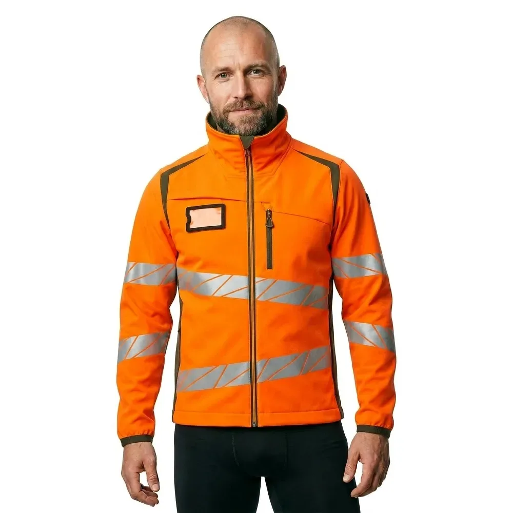 Veste Softshell Accelerate Safe 19002 Hi-Vis Orange / Moss Green XL - MASCOT - FashionsVida