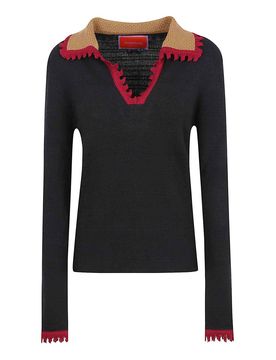 La DoubleJ Picket Polo Jumper