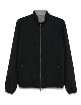 Herno Giacca con cerniera blu navy