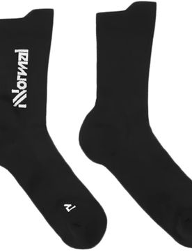 Merino calcetines running Negro (S)