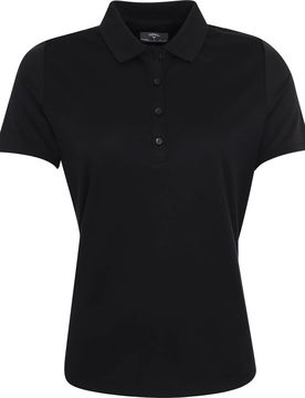 Polo Swing Tech Solid, kurzarm, schwarz xs