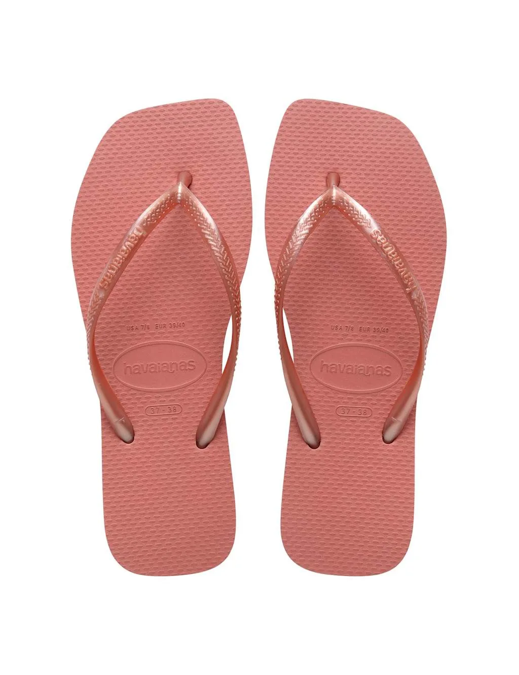 Slim Square Flip Flops Pink female - Havaianas - FashionsVida
