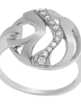 Womens 925 Sterling Silver Ring - Zr-7085 - Size O 1/2 - Orphelia - FashionsVida