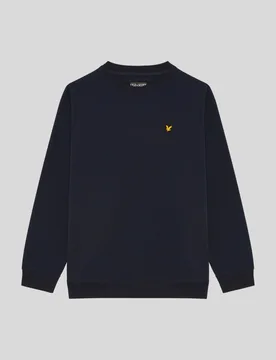 Kids' Sports Lightweight Sweatshirt in Navy - Lyle & Scott - FashionsVida