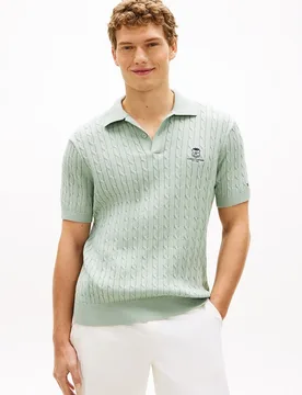 Polo de caballero de manga corta de ochos - Tommy Hilfiger - FashionsVida