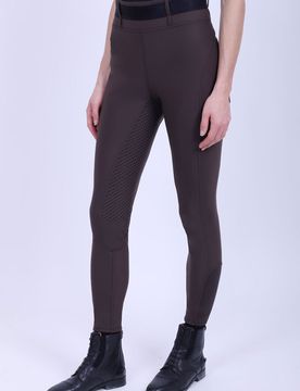 Damen Reitleggings HVP CLARISSA Full Grip mocca 42