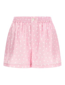 Moschino Pantaloncini con pieghe